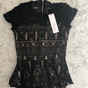 Parker lace top, blouse, XS, New $298.00